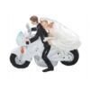 Esküvői nászpár motoron
