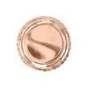 Rose gold papír tányér 23 cm 6 db