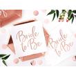Rose gold bride to be szalvéta Rose gold bride to be szalvéta