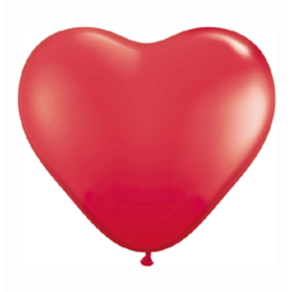 Piros szív lufi 38 cm